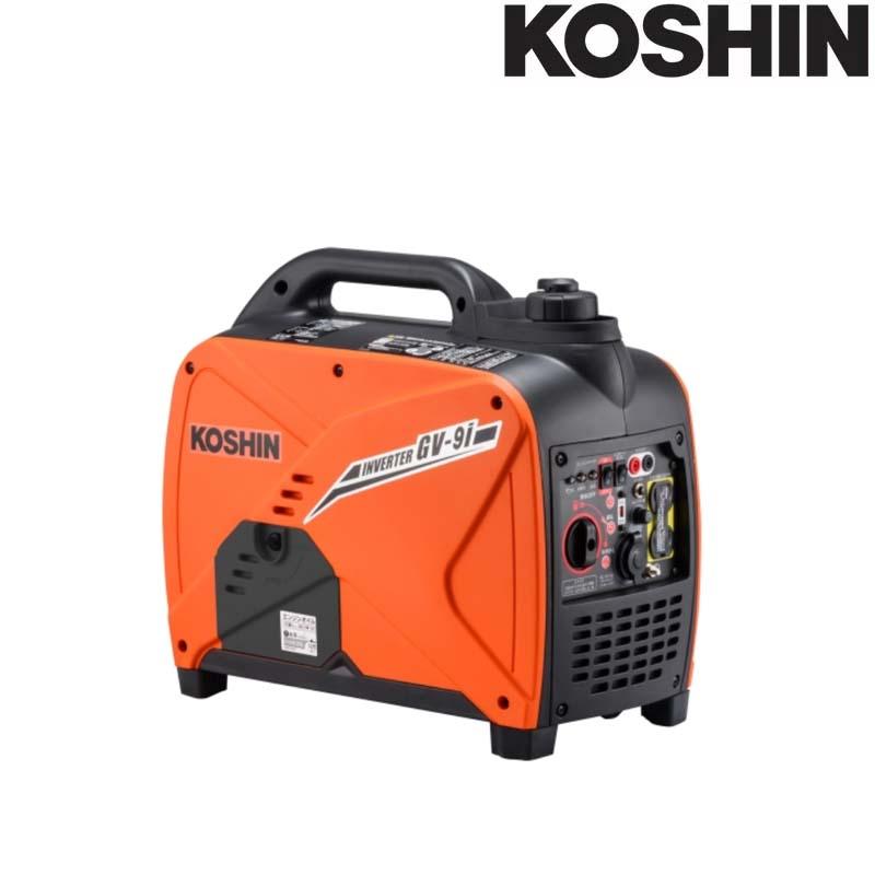 インバーター発電機 GV-9i 定格出力 0.9kVA 重量 14kg 連続運転時間3.7