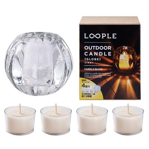 アウトドアキャンドル　ループル　グローブ　クリア |  | 01