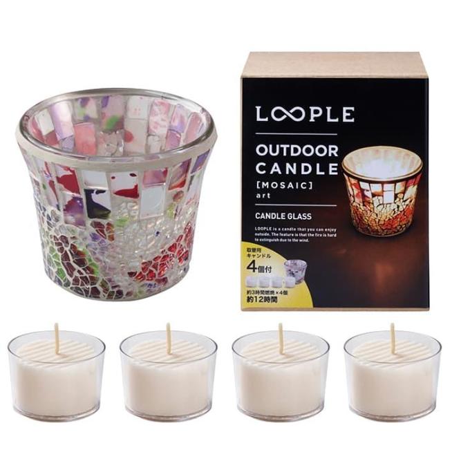 アウトドアキャンドル　ループル　モザイク　アール |  | 01