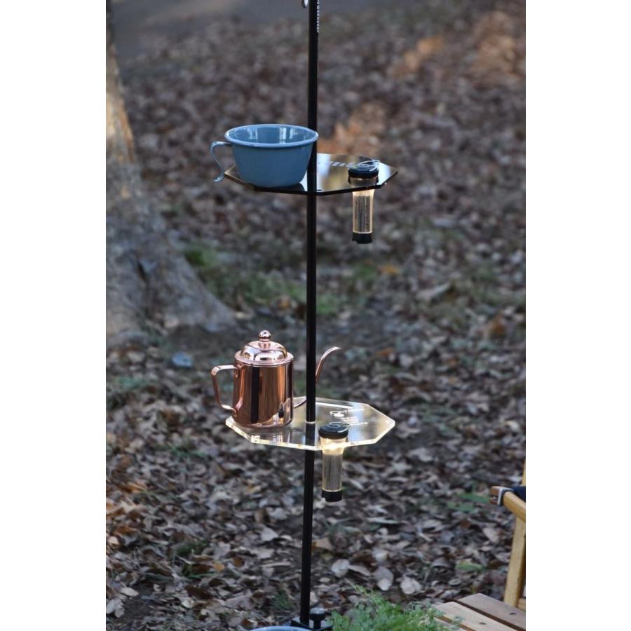 (新品未使用)  EDGE STAND エッジスタンド ブラック EDGE STAND(エッジスタンド)】ソロキャンプにおすすめの軽量