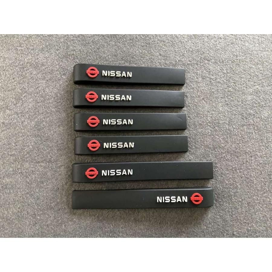 送料無料 03 Nissan 日産用 6個セット エッジプロテクター ステッカードア エッジガード 凹み 外装パーツ 傷防止クッションカバー ドアガード 車 保護 傷 30 Off