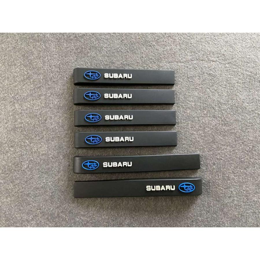 送料無料 04 Subaru スバル用 6個セット エッジプロテクター ステッカードア エッジガード 保護 車 傷防止クッションカバー 外装パーツ ドアガード 凹み 通販でクリスマス 傷