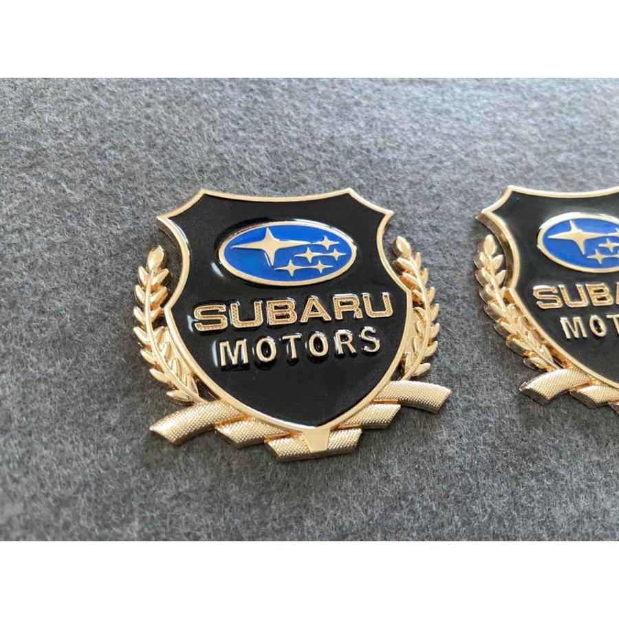 送料無料 Subaru スバル用 2個セット ステッカー エンブレム カバー 車ロゴ 金 ゴールド 自動車 キズ隠し パーツ 部品 Cb Gold Subaru Eftsoft 通販 Yahoo ショッピング
