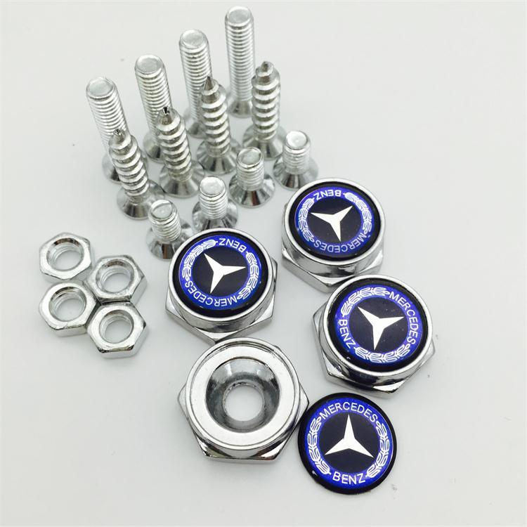 送料無料 52 Mercedesbenz メルセデスベンツ用 4個セット ナンバープレートのネジ スクリューボルト ドレスアップ ボルトカバー 車用 盗難防止ネジ Cpls 52 Eftsoft 通販 Yahoo ショッピング