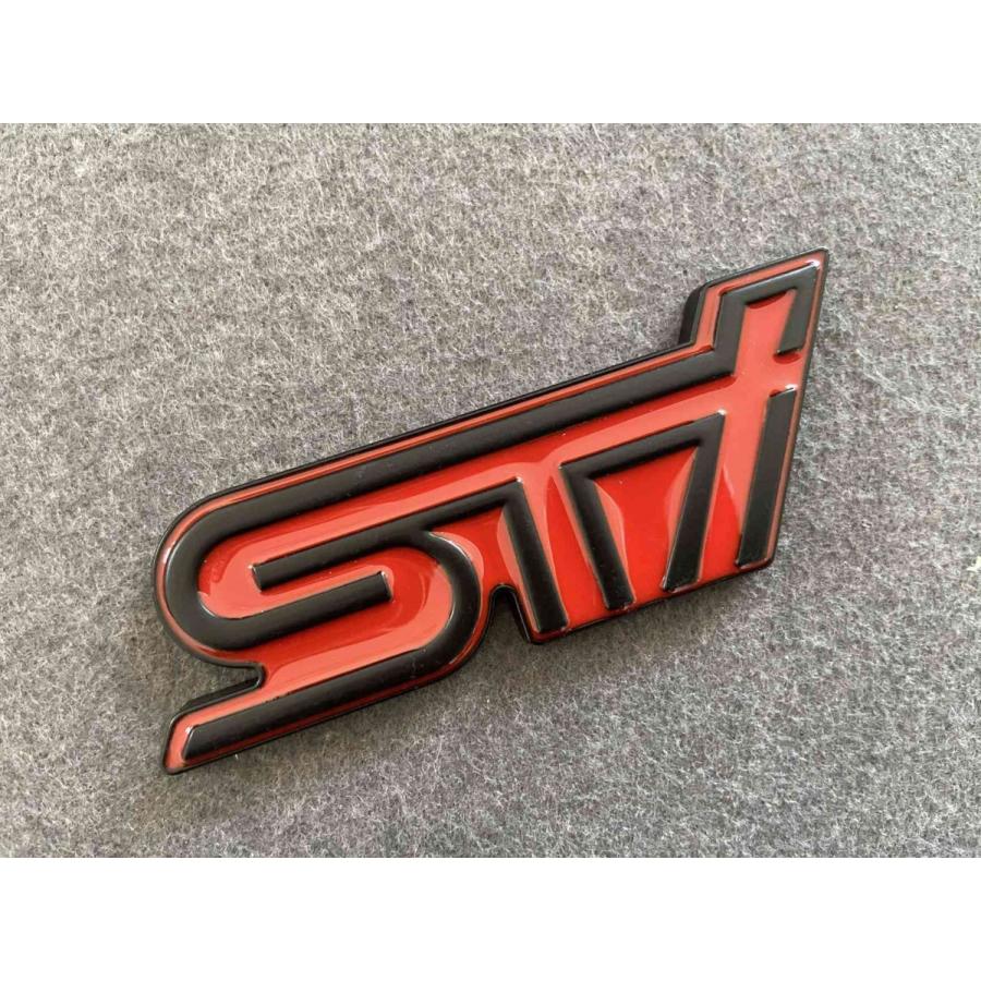 送料無料 14 Sti Subaru スバル用 グリルバッジ フロント ロゴバッジ エンブレム レッド グリルバッチ アクセサリー 金属製 マーカー Zwb 14 Eftsoft 通販 Yahoo ショッピング