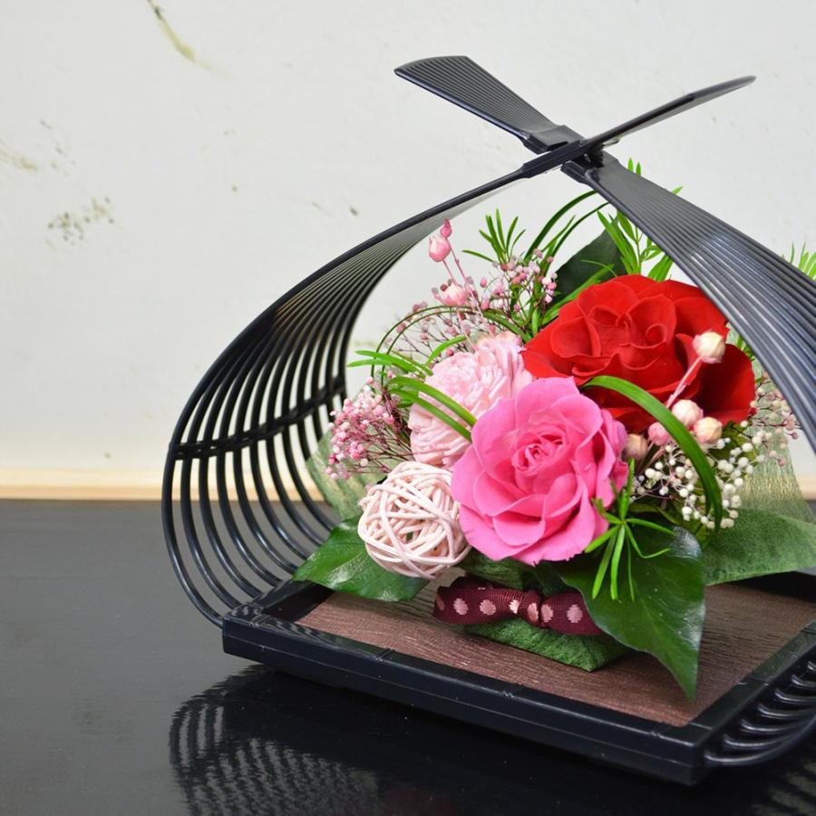 和風プリザーブドフラワー 華蓮 古希 お祝い プレゼント 花 フラワーギフト |  | 02