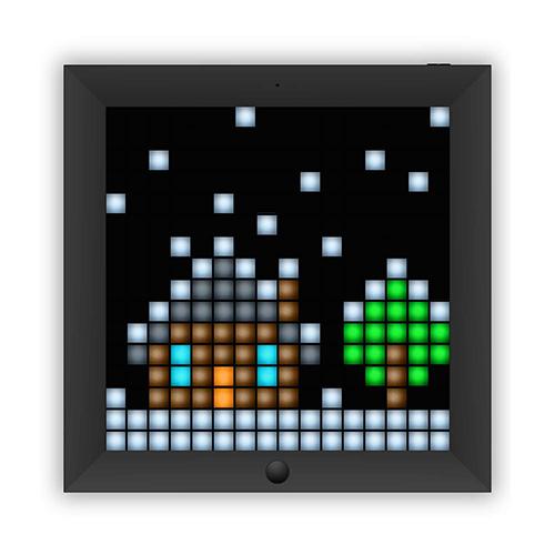 PIXOO ドット デジタル時計 Divoom Pixoo デジタルピクセルフレーム SNS通知 時計 カレンダー