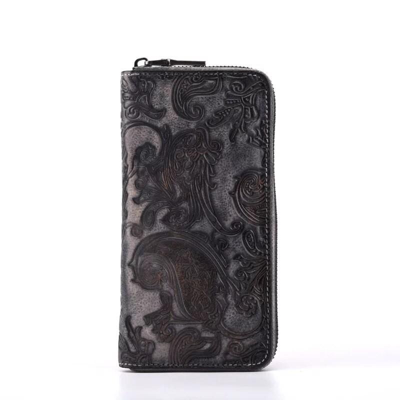 財布レディースエンボス加工デザイナー本革ジッパークロージャー女性クラッチ財布ヴィンテージ牛革カードホルダー女性コインポケットロング財布 黒 Nmf002 1722ならショッピング ランキングや口コミも豊富なネット通販 更にお得なpaypay残高も スマホアプリも充実で