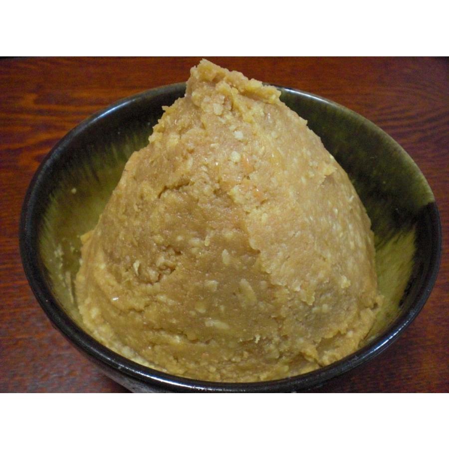 田舎みそ 味噌 900ｇ 国産 無添加 木桶仕込み 手造り 米麹  熟成 1年味噌 発酵 調味料｜egao-fukushima