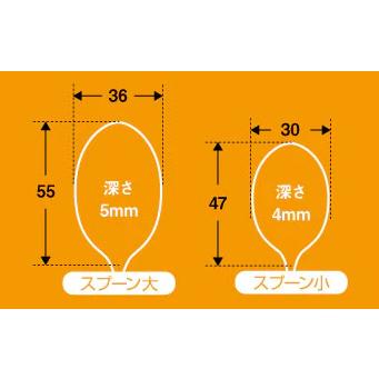 オールステンレスハンドル（丸型18mmスポンジ付）／スプーン（小）18N
