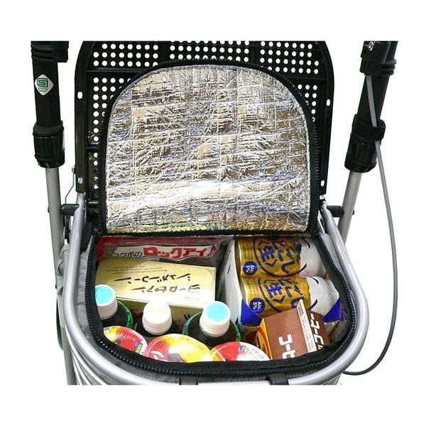 ハーモニーAL 保冷バッグ付（シルバーカー ワゴンタイプ）（島製作所