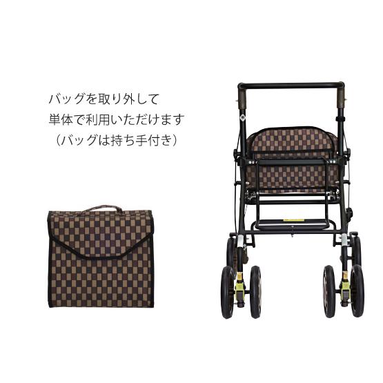 島製作所 シンフォニーEVO／Bブラウン（島製作所）歩行車ハイタイプ