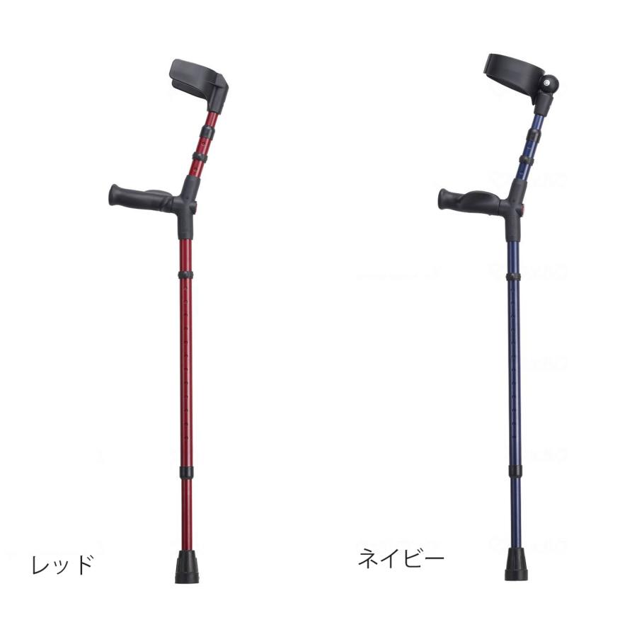 オールニーズクラッチU型 左手用（オープンカフ）／レッド（ケイ・ホスピア）_2