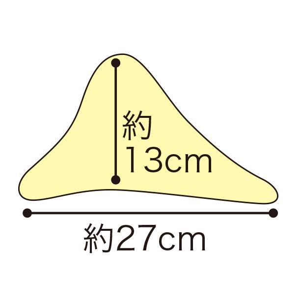 洗えるフィット三角柱クッションII 30cmサイズ／ベージュ（エンゼル）1312-30｜egao-ichiba｜04