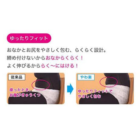 PUサルバ やわ楽パンツ うす型パンツタイプ Lサイズ／22枚入（白十字）約2回分吸収 35873｜egao-ichiba｜04