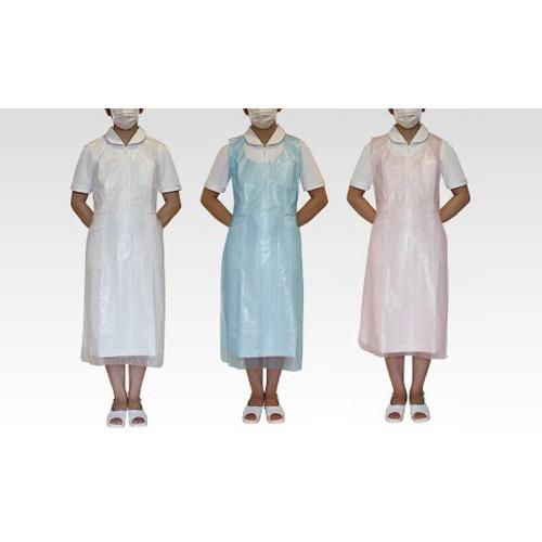 ファーストレイト （ケース販売）PEエプロンN 50枚入×40箱／ピンク