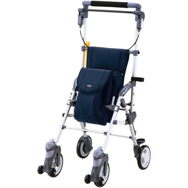 キャリースルーンN／ネイビー（シルバーカー コンパクトタイプ）CS-10NB（マキテック）