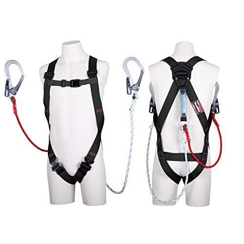 ◇高品質 藤井電工 新規格 フルハーネス ライトハーネス 〔ロープ式2丁