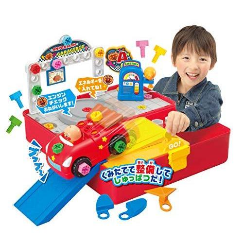 アンパンマン くみたてDIYひらいて整備だ! ねじねじガレージボックス 