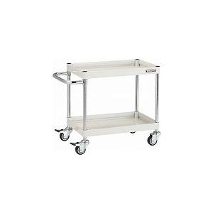 TRUSCO ファルコンワゴン600×400 ウレタン車輪 W色 FAW662UW