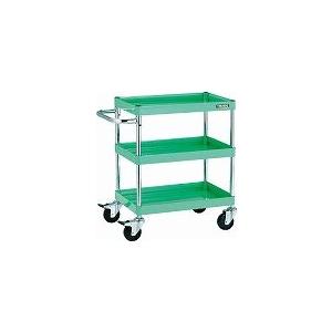 TRUSCO ファルコンワゴン900×600 ゴム車輪 YG色 FAW793YG