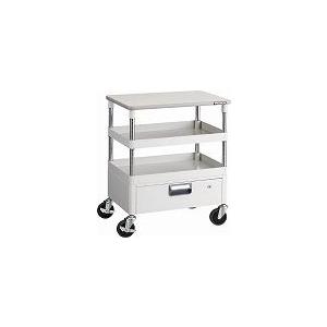 TRUSCO フェニックスワゴン 600×400 1段引出 天板付 YG色 PEW762VTYG