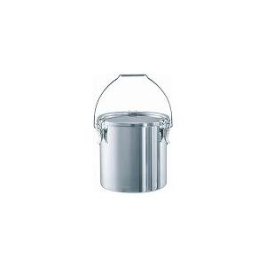 日東 ステンレスタンク テーパー付吊下げ密閉タンク(フタ付) 25L TPCTB33