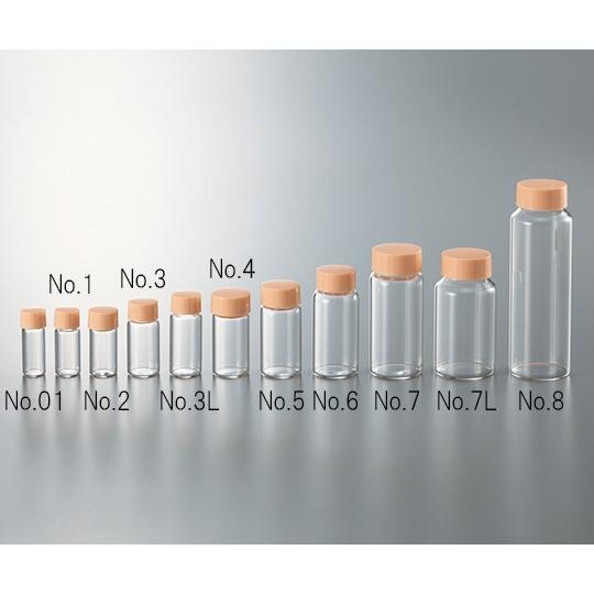 3-4942-11 CCスクリュー管 透明 オレンジキャップ 110mL その他