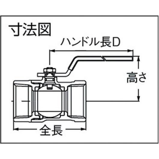 KITZ ボールバルブ エコボール ZH 黄銅・青銅 80A(3)_1