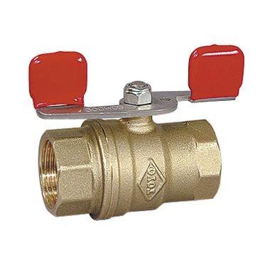 東洋バルヴ 600RC-N-T 黄銅フルボアボール弁(蝶型ハンドル) 15A - 通販