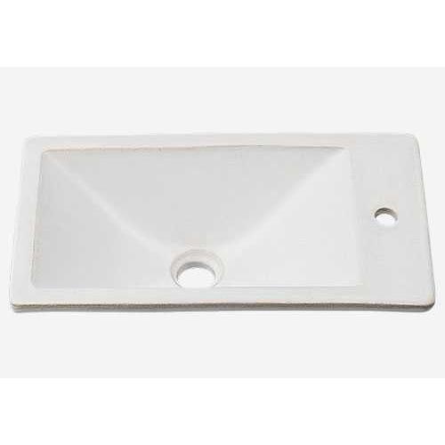 カクダイ 角型手洗器//月白 493-010-W