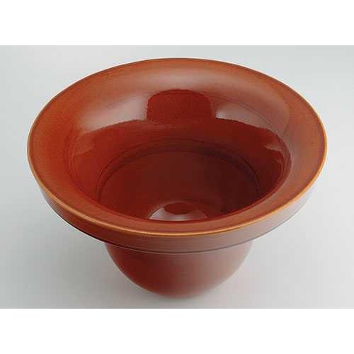 カクダイ 丸型手洗器//飴 493-099-BR