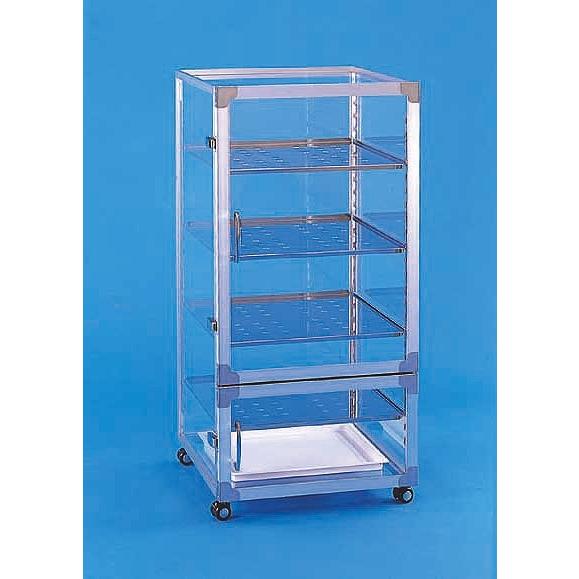 デシケーター B-8U キャスター付(片面開閉式・紫外線カット)