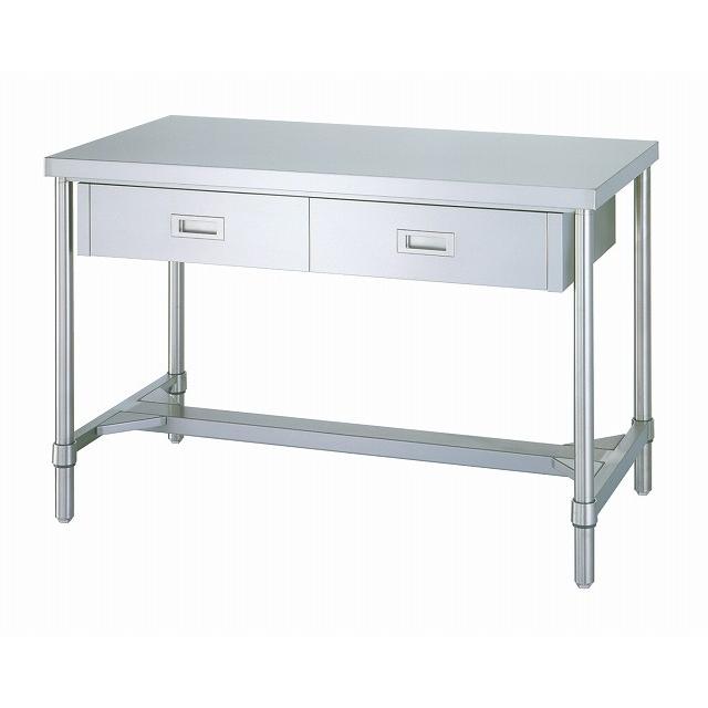 ステンレス作業台SUS430 片面引出付H枠タイプ ADH-15060