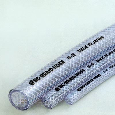人気ブラドン ニッポンケミカル　ポリエステル繊維補強ホース　NCブレードホース（テトロン糸補強）　12×18　定尺品　100M 給水、排水ホース