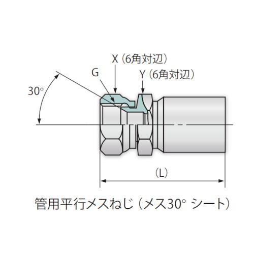 ブリヂストン　油圧ホース　パスカラート　PA0732(片側金具R×片側金具F)　全長3200mm