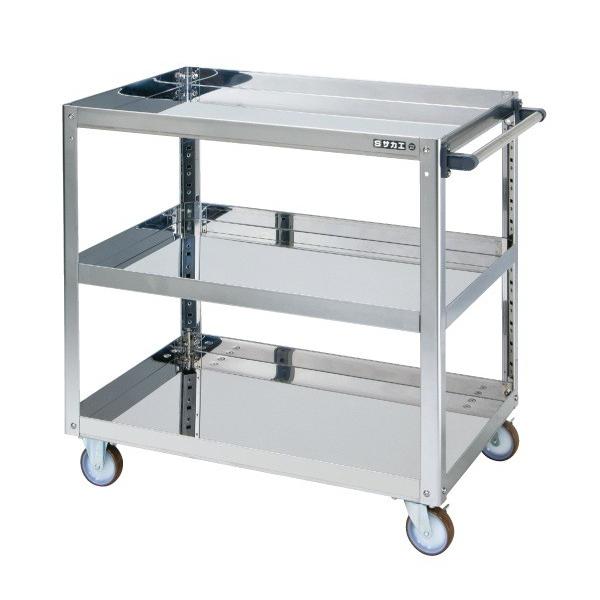 サカエ ステンレススーパーワゴン GR-200SU4BJ