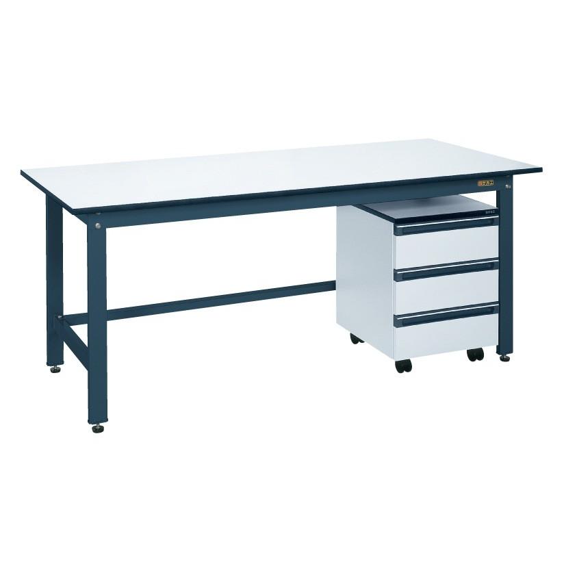 サカエ 軽量作業台KKタイプ・キャビネットワゴン付 KKD-187LA