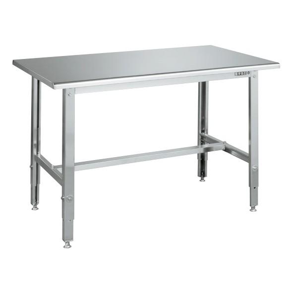 サカエ ステンレス高さ調整作業台 R天板仕様 SUT4-187RC
