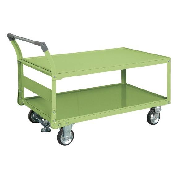 サカエ 特製四輪車 フロアストッパー付 TAW-88F