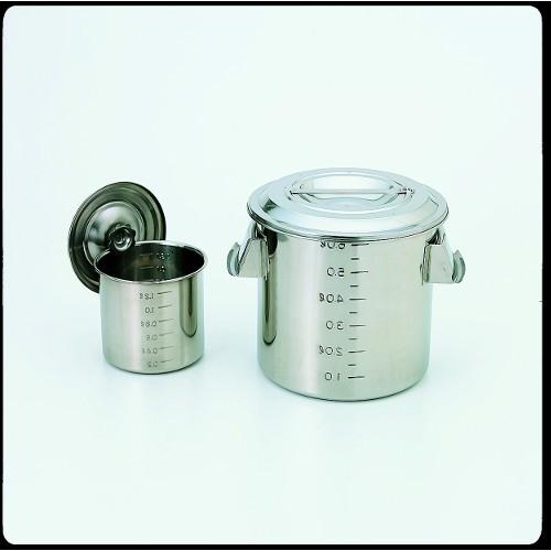 スギコ 18-8目盛付深型キッチンポット(手付) SH-4655