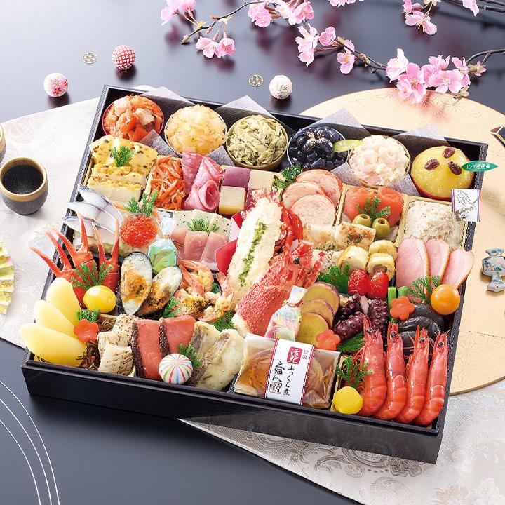 冷蔵おせち 2027 48品目 4?5人前 林裕人 監修おせち 超特大宝船 林