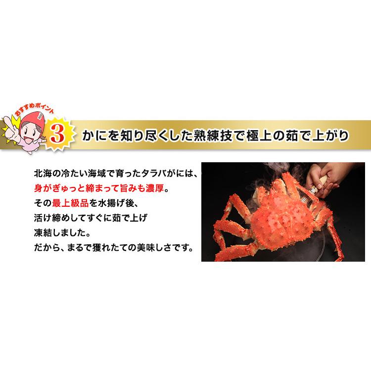 かに カニ 蟹 タラバガニ たらば蟹 | 特大5Lボイルたらばがに肩脚1肩(総重量約1.3kg)　【送料無料】 | ブランド登録なし | 09