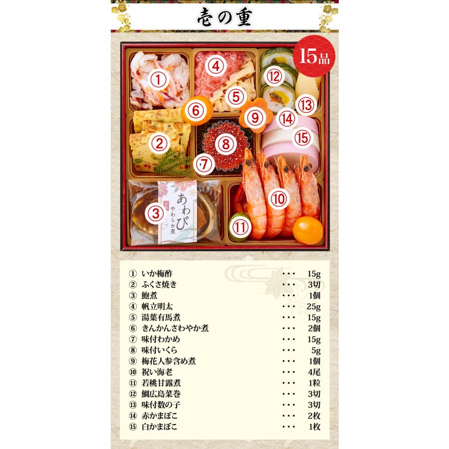 冷蔵おせち 2026 43品目 3〜4人前 奥の細道「大田忠道」 監修 冷蔵おせち 2026 43品目 3〜4人前 奥の細道「大田忠道」 監修