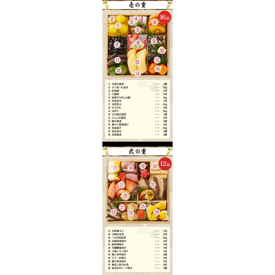 冷蔵おせち 2026 54品目 5〜6人前 京都木屋町「さつき」監修 与 冷蔵おせち 2026 54品目 5〜6人前 京都木屋町「さつき」監修 与