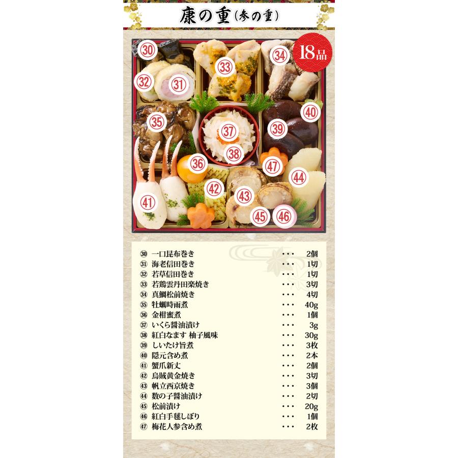冷蔵おせち 2026 47品目 3〜4人前 京都祇園 料亭「岩元」監修おせち 匠