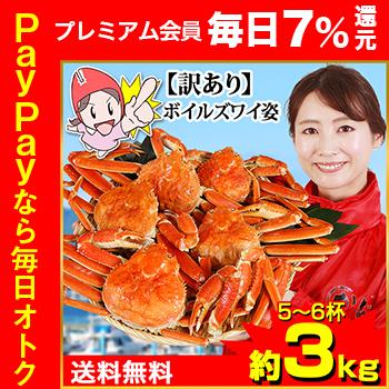 おすすめ特集 かに カニ 蟹 ズワイガニ ボイル 訳あり カナダ産ボイルずわい