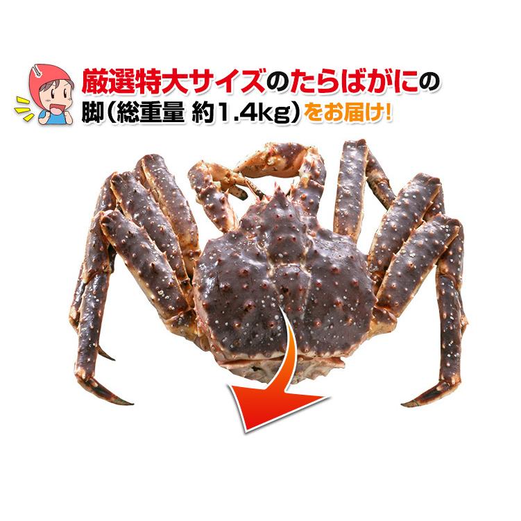 かに カニ 蟹 タラバガニ たらば蟹 |  超特大8L生たらばがに 約1.2kg（総重量約1.4kg）_4
