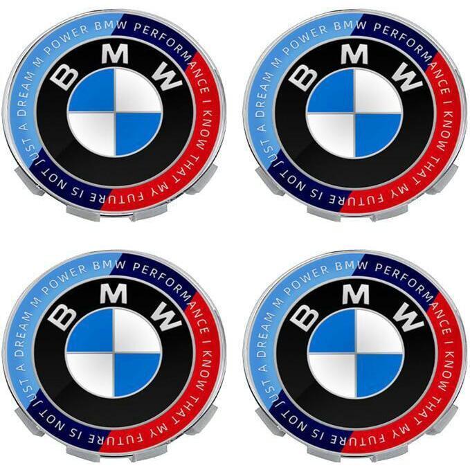 BMW ホイールセンターキャップ ホイールカバー 68mm 56mm 50周年限定 ///M Performance M1M2M3M4M5M6 X1X2X3X4X5X6X7｜egaoukenko｜05