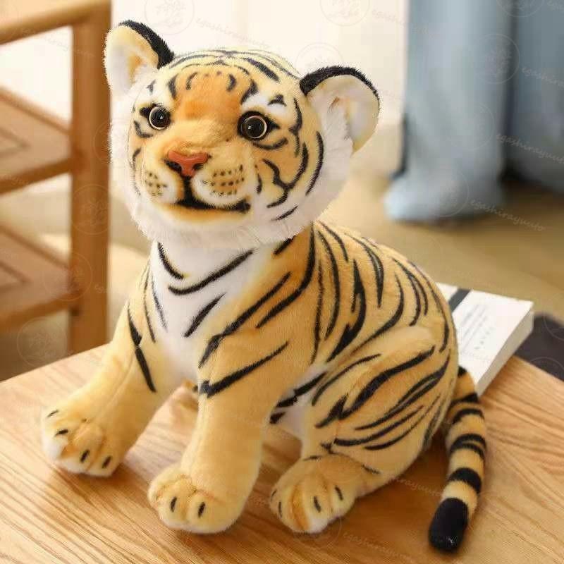 リアルタイガー ぬいぐるみ 虎 トラ おもちゃ 動物 癒し系 かわいい 置物 子供 癒し 抱き枕 抱きまくら クッション ふわふわ もちもち かわいい お誕生日 33cm Nfn Eqa Bz0115 エガシラユウト 通販 Yahoo ショッピング